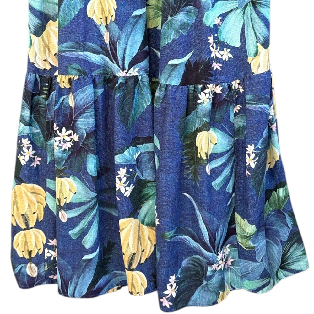 EUC Anthropologie Farm Rio Tropical Floral Maxi Dress Size Small - Picture 6 of 10